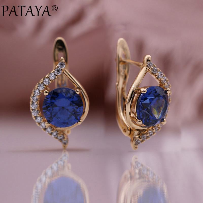 Женские сережки PATAYA с цирконом