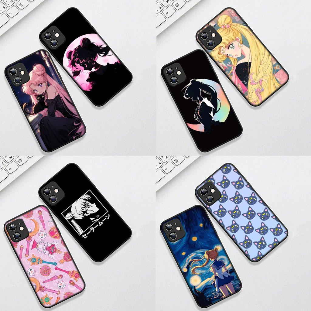 Чехол для телефона Samsung Galaxy Note 20 9 8 S8 S10 S9 Plus A54 A33 A21S A31 M21 S10E A17 Чехол S-Sailors Комиксы Луна Обои