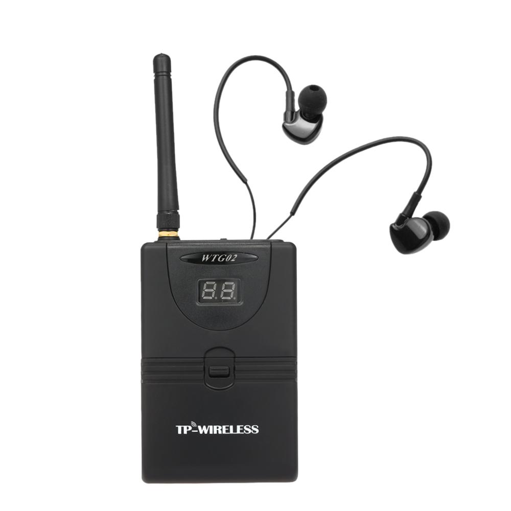 TP-WIRELESS TP-WMS02 Внутриканальная система мониторинга звука на сцене Профессиональная цифровая беспроводная система мониторинга 2,4 ГГц