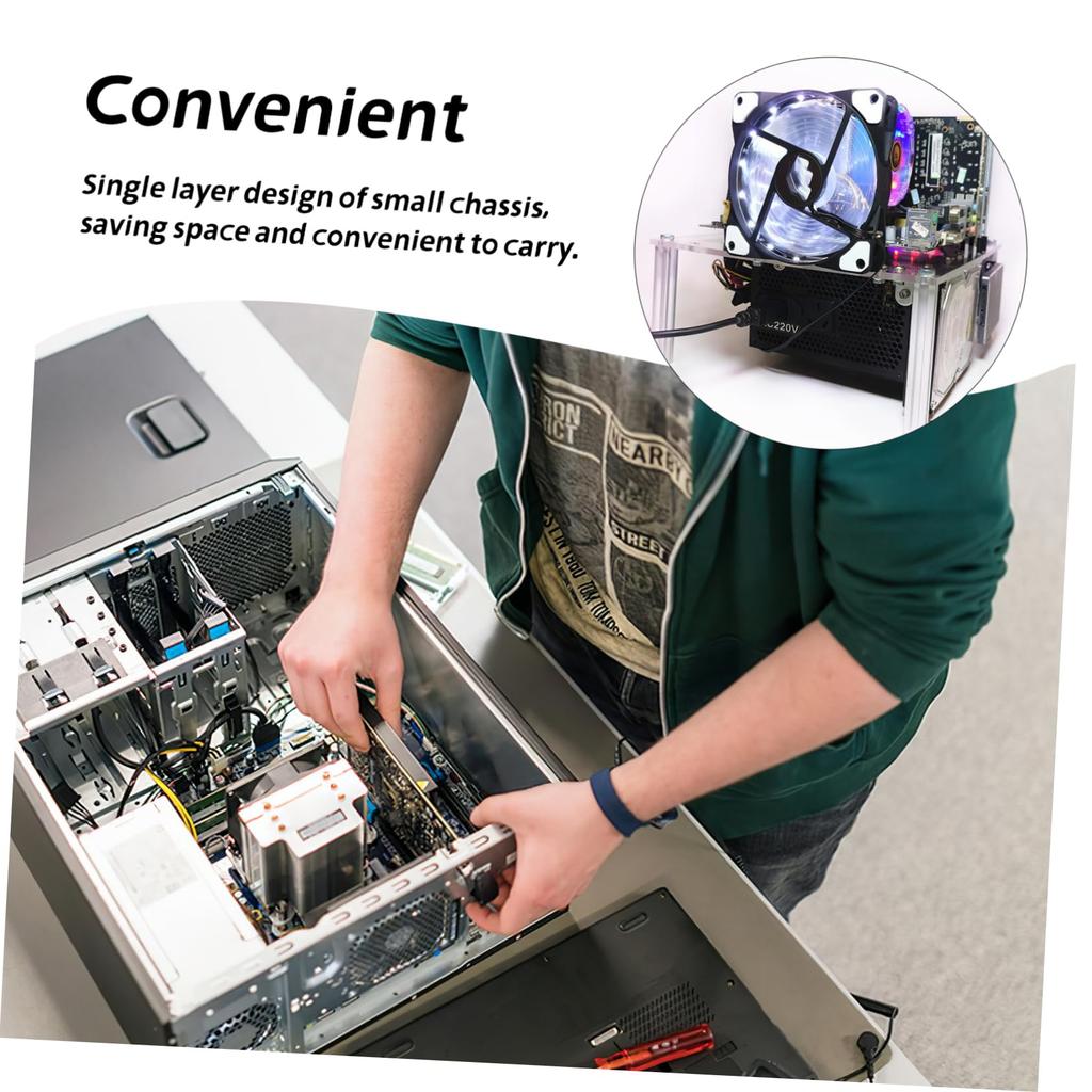 Cabilock 1 Set Motherboard Rack Open Frame Computer Case Motherboard Bracket Корпус материнской платы Корпус открытого корпуса Корпус компьютера Материнская плата компьютера