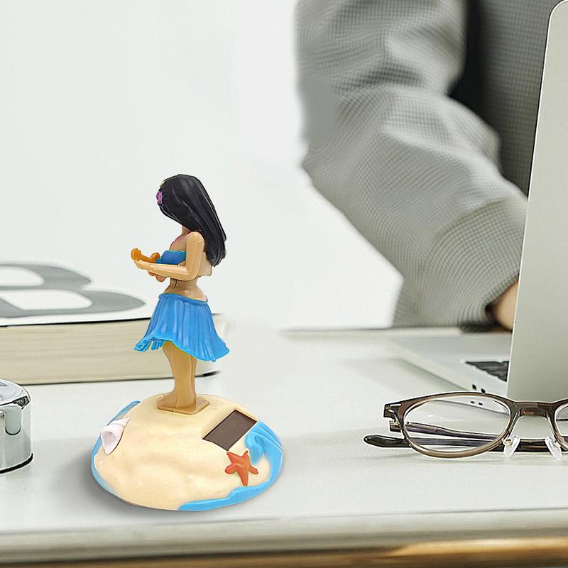 Автомобильная солнечная движущаяся голова, украшение, новая мода, солнечная батарея, танцующая кукла, девочка, качающаяся, анимированная, танцовщица, игрушка, украшение для автомобиля