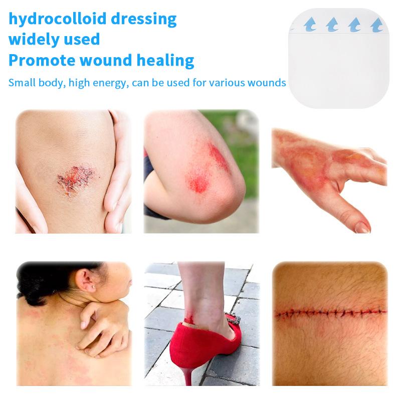 1/5 шт. Самоклеящиеся пластыри Гидроколлоидная повязка Невидимые Дышащие Пластырь для ран Лейкопластырь Клейкие бинты Кожный пластырь