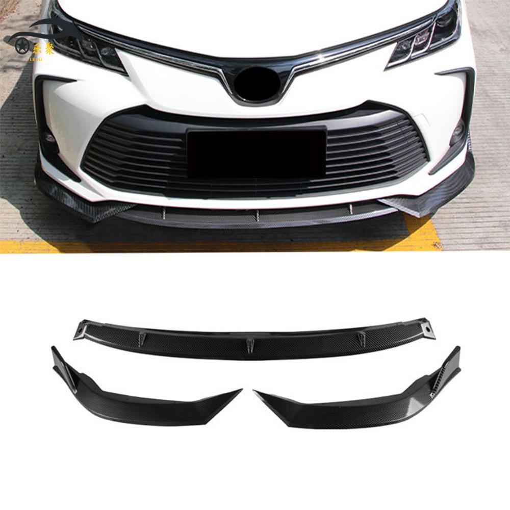 Передний сплиттер Gloss Black для Toyota Corolla 2019-2020 - Модифицированный боди-кит из трех частей