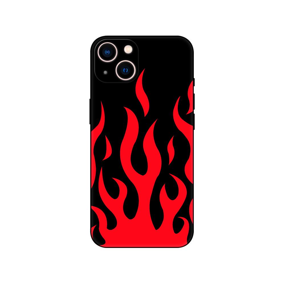 Чехол «Летнее пламя» для iPhone: Совместим с iPhone 14/13/12/11 Pro Max Mini.