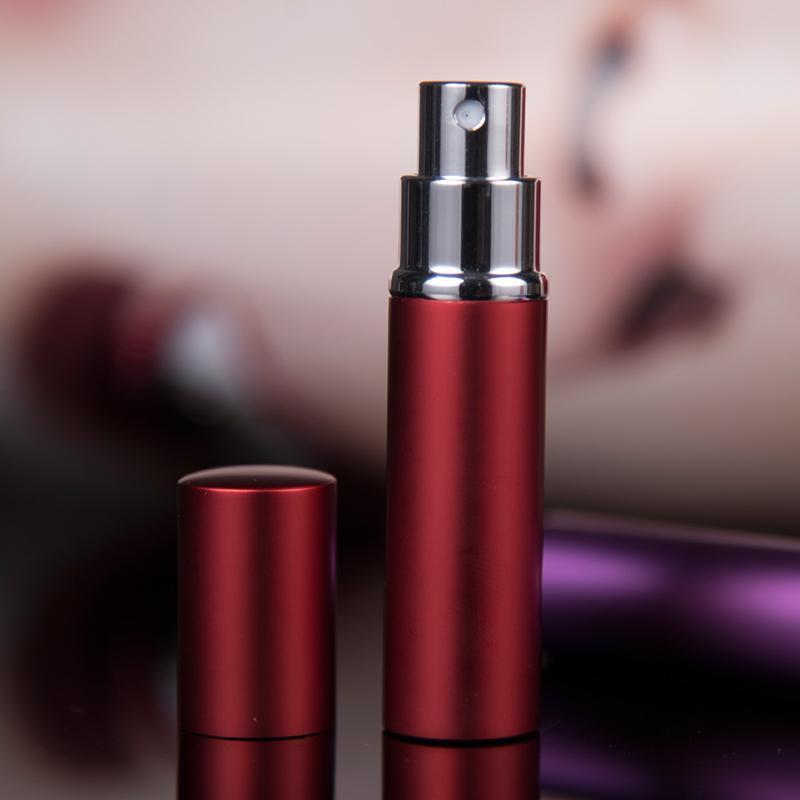 1 шт., 5 мл, 10 мл, высокое качество, многоразовый мини-распылитель для духов, распылитель, пустой стеклянный флакон для духов, алюминиевый распылитель, распылитель