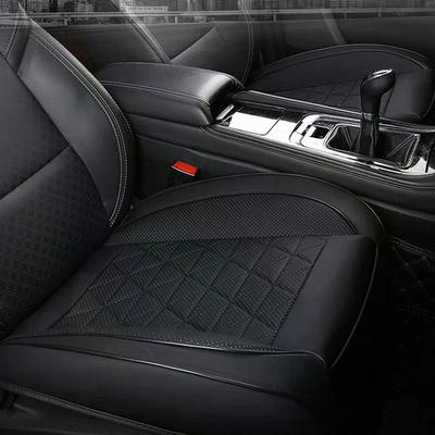 Новая передняя накидка на сиденье автомобиля из ПУ-кожи, подушка на сиденье автомобиля, универсальный чехол-защита на сиденье автомобиля