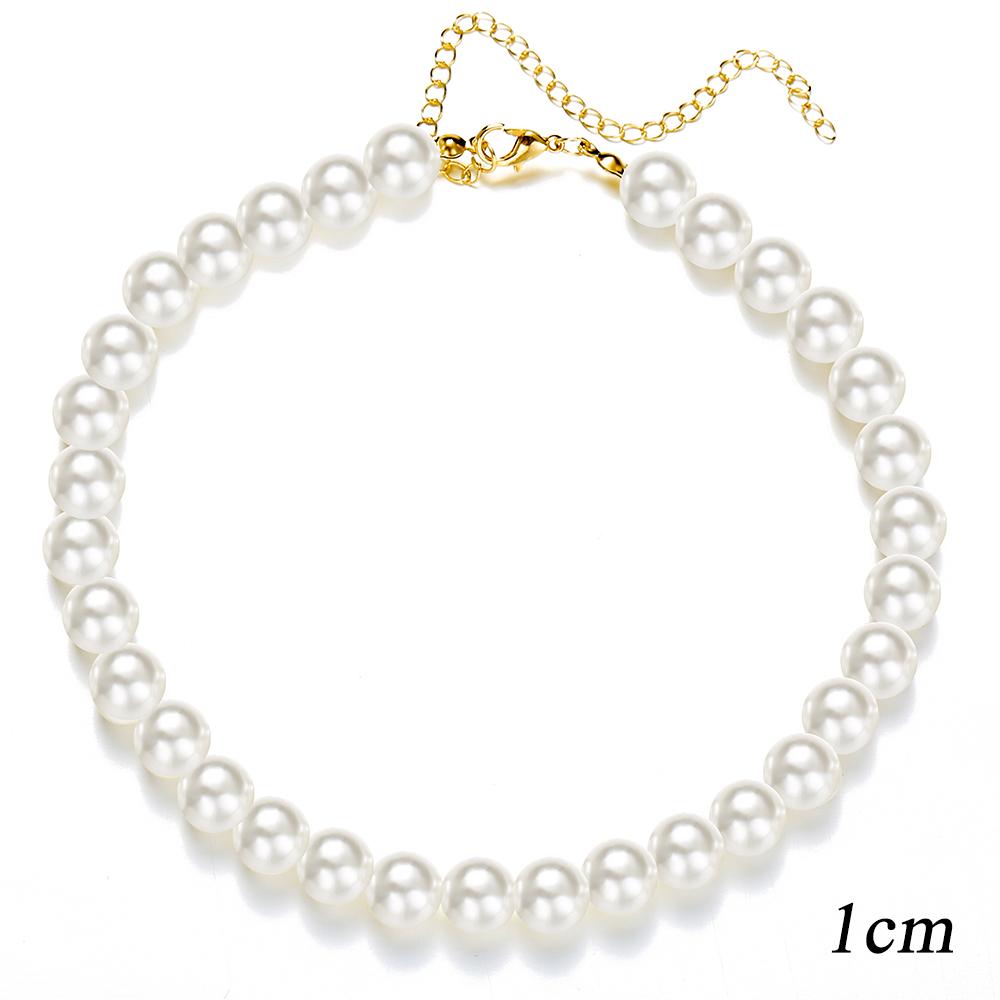 iF ME Retro Pearl Necklace Korean Pendant Necklaces Women Jewelry Accessories