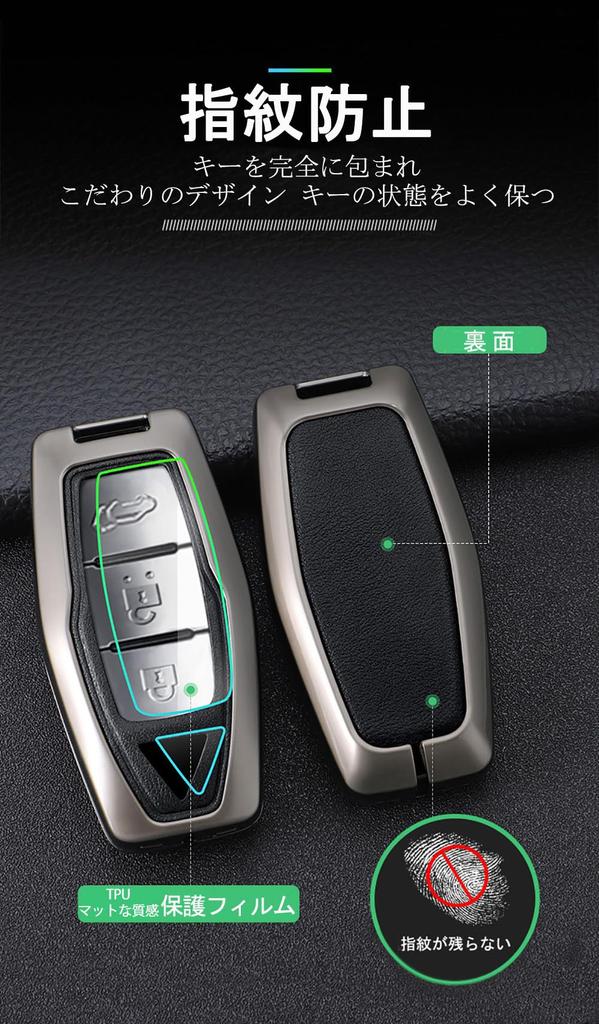 Кейс для ключей TECART, Для Mitsubishi Outlander, Чехол для ключей, Держатель для ключей Outlander, Совместим с Новым