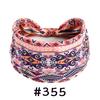 Boho Headbands for Women Cotton Wide Headwrap Non Slip Stretch Hairbands Workout Yoga Head Bands Bandage Running Bandana Turban Hair Accessories