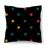 Home Decoration Bedroom Living Room Car Cushion Cover Pillowcase Colorful Dot Decorative  Sofa
