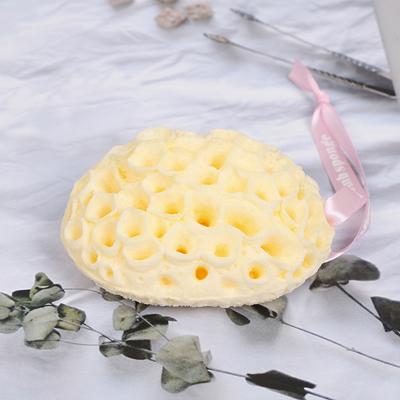 Губка из морской шерсти, полностью натуральная сотовая возобновляемая морская губка для удаления омертвевшей кожи