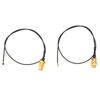 2Pcs IPEX Cable To SMA Female with Pin WIFI Antenna RF Wire for GSM GPS LAN System