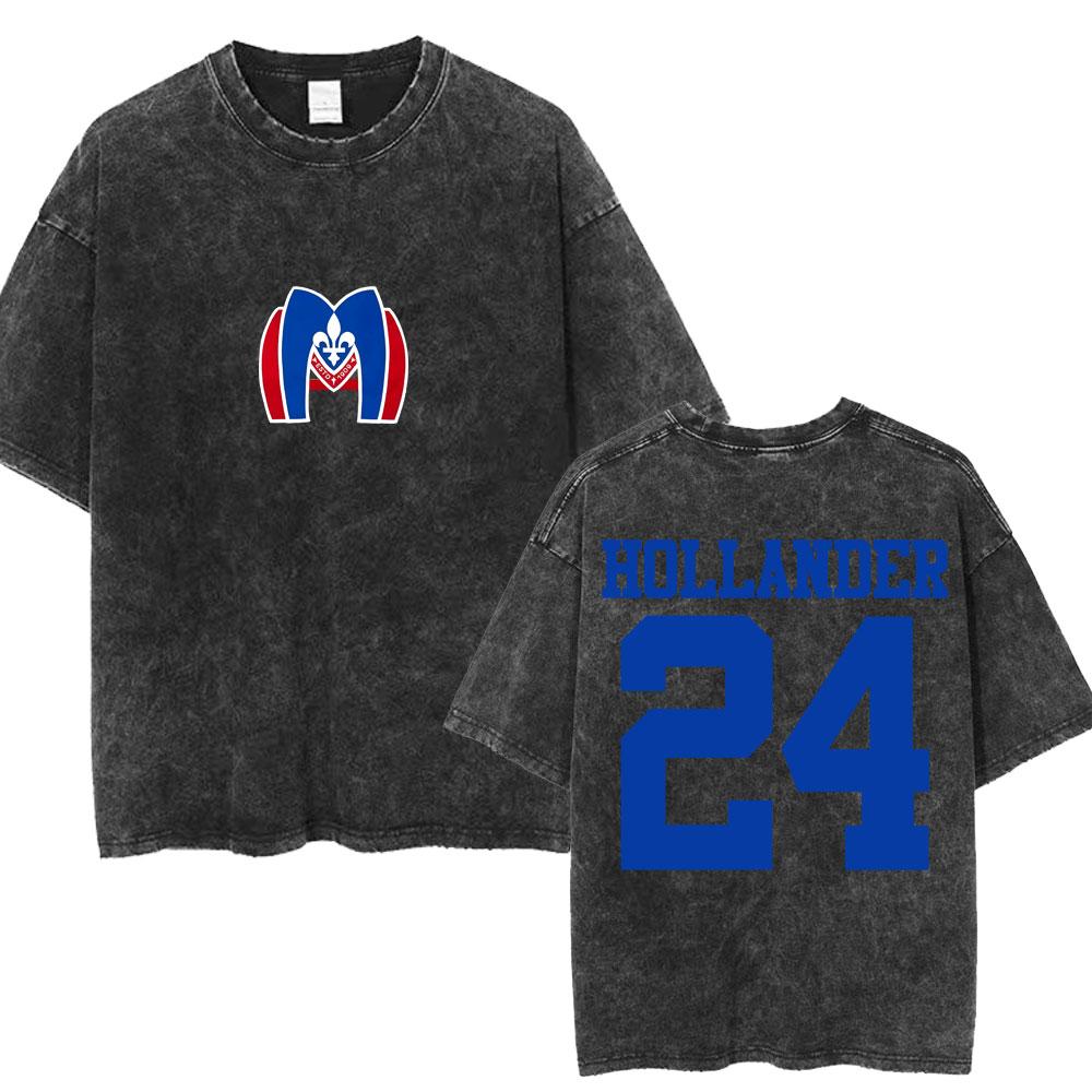 Heated Rivalry Shane Hollander Ilya Rozanov Hollanov Washed T Shirt Vintage Fashion Men Tshirts Cotton Loose Casual Tee Shirt