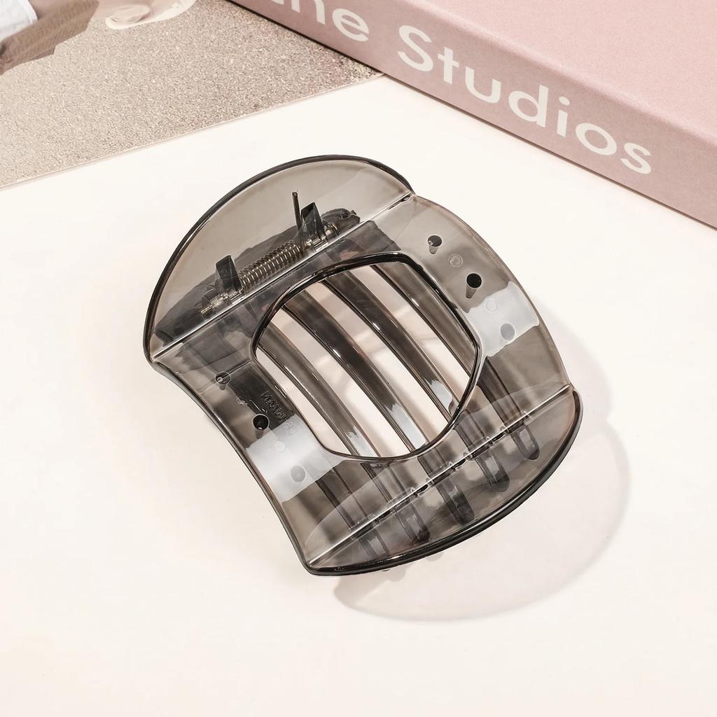 Новые большие и маленькие размеры заколки для волос из поликарбоната для женщин, нескользящие аксессуары для волос, винтажные заколки в форме утиного когтя, заколки для девочек