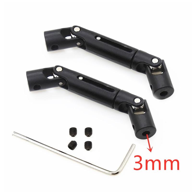 2pcs Metal Drive Shaft Driveshaft For WPL C14 C24 C34 MN D90 D91 D96 D99 D99S MN90 MN98 MN99S RC Car Upgrades Parts Accessorie