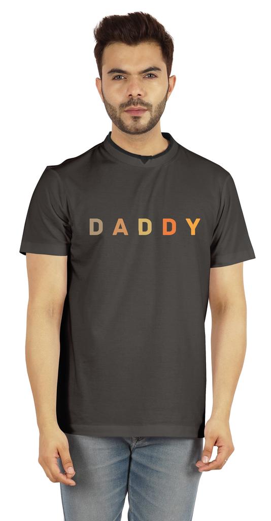 Inkmeso Мужская футболка с круглым вырезом и V-образным вырезом с надписью Daddy Tshirt For Dads Jersey