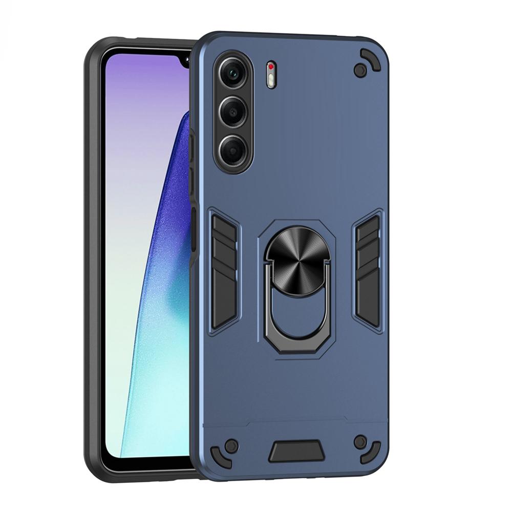 KEYSION Противоударный бронированный чехол для TECNO Camon 40 Pro 4G 5G Мягкий силикон+ПК Металлическое кольцо-подставка Задняя крышка для телефона для CAMON 40 4G