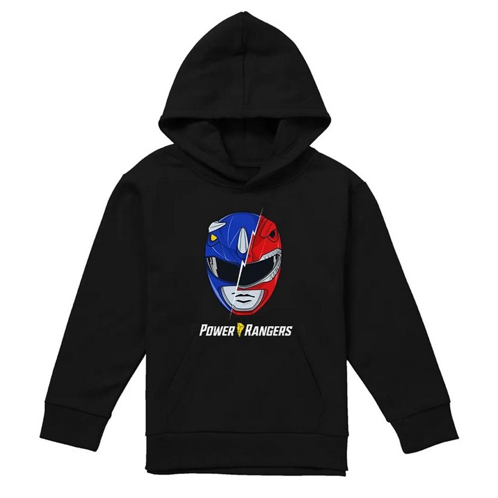 Power Rangers Childrens/Kids Spliced Head Pullover Hoodie