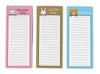 Pack of 3 Magnetic Fridge To-Do List Notepads- Magnetic Memo Pads For Refrigerator- (50 Sheets