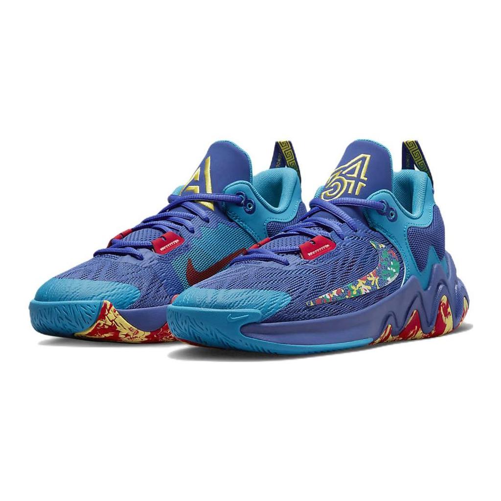 Nike Giannis Immortality 2 GS Lapis Kids Sneakers Blue Laser-Blue University-Red DQ1943-400