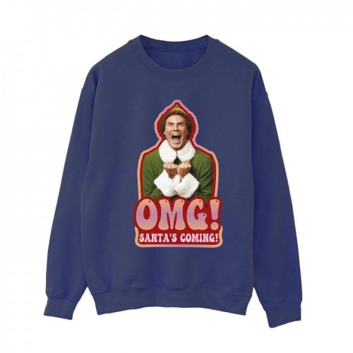 Elf Womens/Ladies Santa´s Coming Sweatshirt