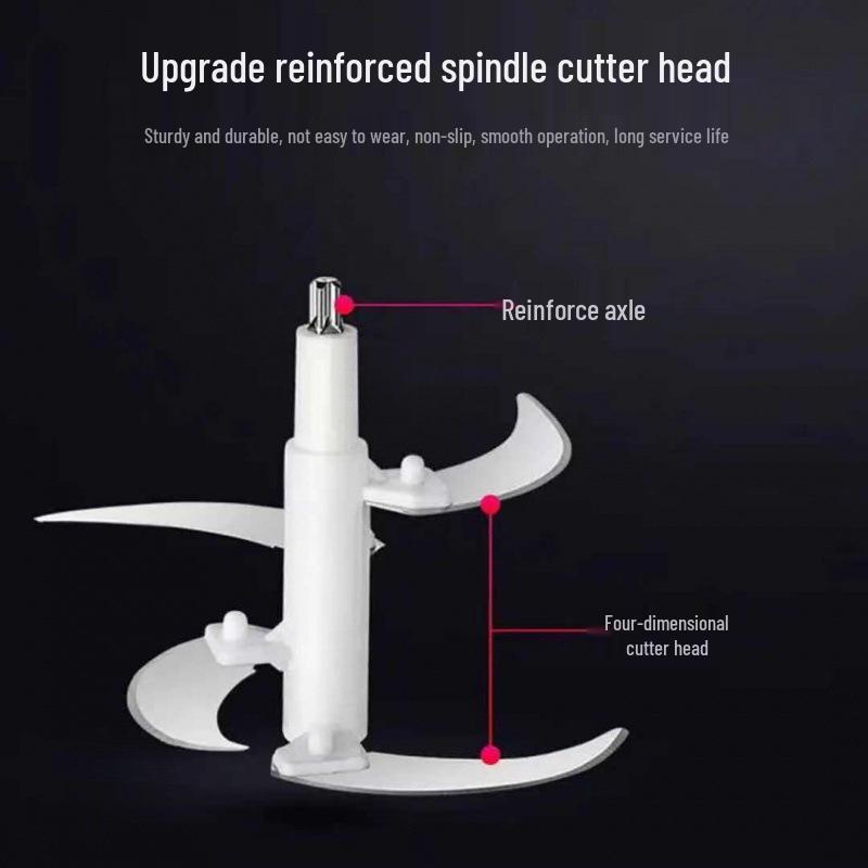 Электрический кухонный комбайн с держателем для ножей, мясорубкой и аксессуарами для измельчения