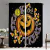 Happy Halloween Treat or Trick Современные шторы для гостиной 2 шт. Шторы для кухни для камеры Тюль для спальни Перегородка для дома