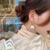 Charm Design Pearl Drop Ear Ring Elegant Pearl Ear Stud Banquet Jewelry