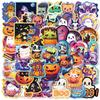 50-Pack Halloween Stickers - Waterproof Vinyl Decals For Party Decor, Crafts & Scrapbooking