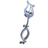 Portable Black Music Stand Clip for Wind Instruments - Clarinet and Oboe