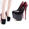 Fashion New High-heeled Shoes Woman Pumps Wedding Party Shoes Platform Women Shoes High Heels 11cm Suede Black Heels 2025