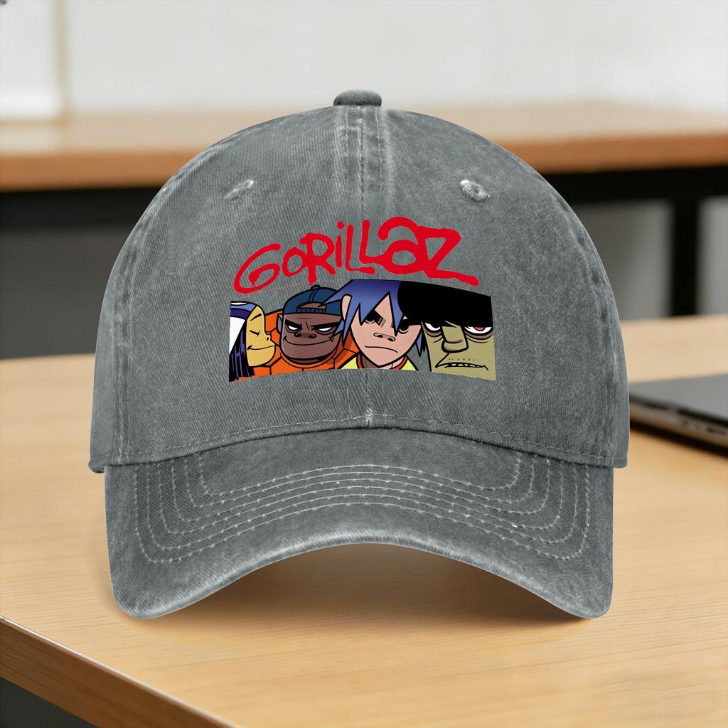 Gorillazs Band Casual Baseball Cap Hunting Camping Trucker Hat Summer Wholesale Men Adult Classic Snapback Cap