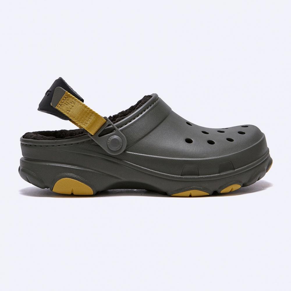 Crocs Сабо All Terrain Linen Оливковое 207936 3j5