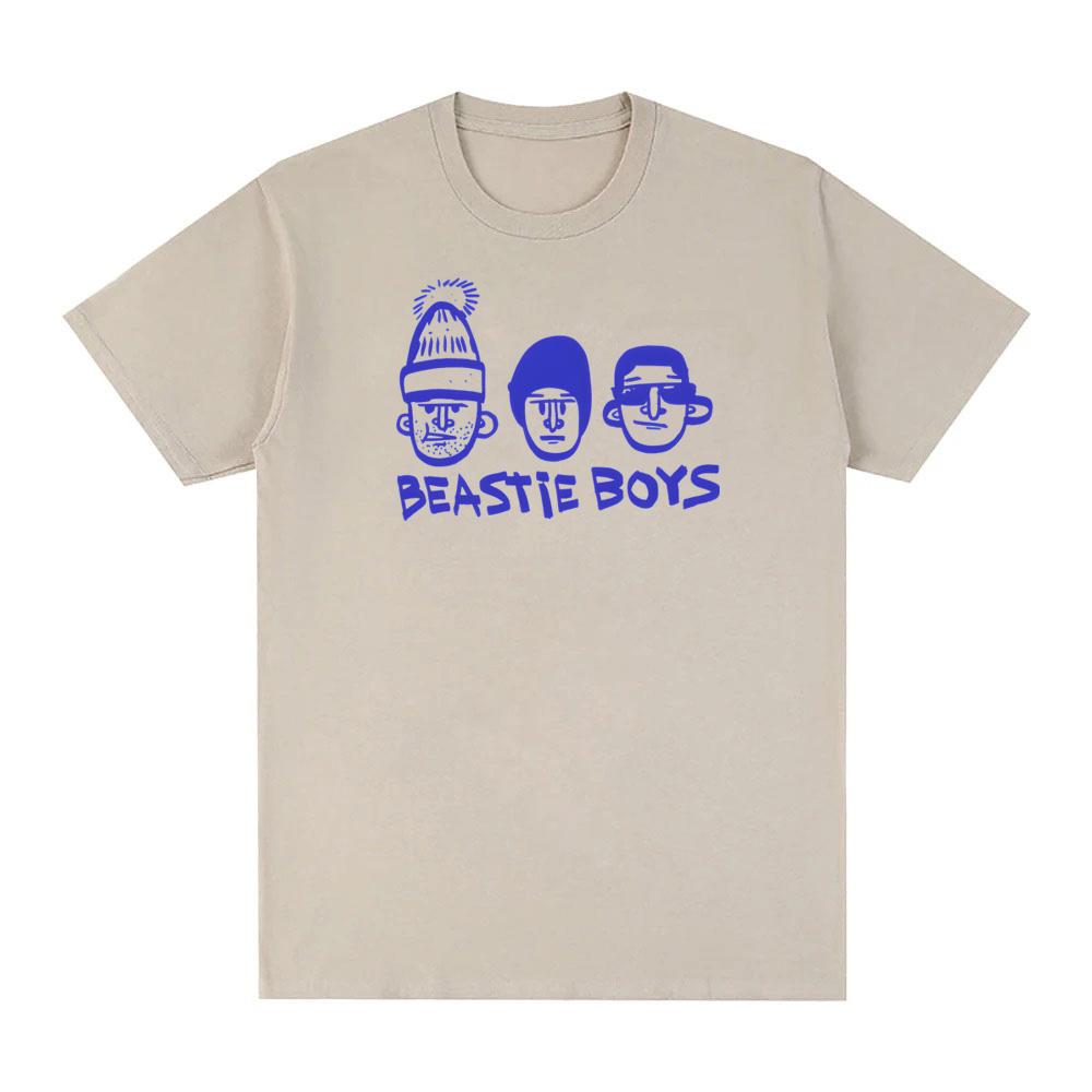 Beastie Boys logo TShirt 2026 Summer Comfortable Harajuku Tee High Quality Graphic Printing TEE 100cotton Casual Round Neck