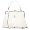 Vivienne Westwood Granny Frame Polished Metal Hardware Tote Bag Women handbags Off-White 4B010007WS0021OFFWHITE
