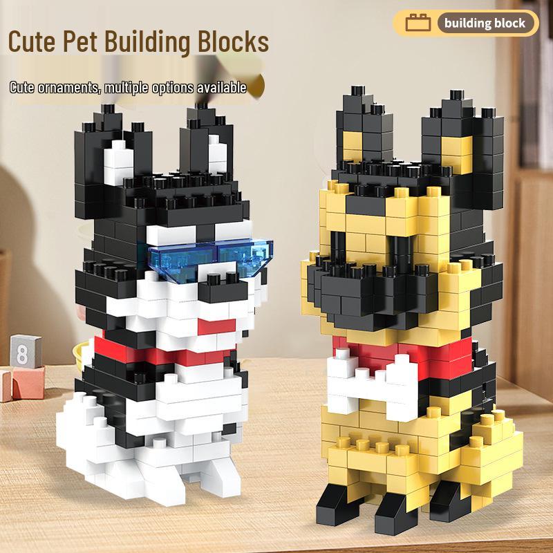 Милый щенок Серия Собаки Совместимо с LEGO Микро Кирпичиками - Конструктор для Детей
