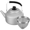 Wahei Freiz Aluminum Kettle with Tea 4L Capacity Anodized for Gas Stoves Wazutsumi Lightweight, Instant-Boil Strainer, (2.8L), Aluminum, Only, RB-2328