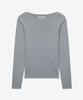 MIND BRIDGE WOMEN [W] Slim Fit Boat Neck Knit - 2 Colors