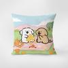 Korean Line Puppy Pillow, Fresh Sofa Pillow, Modern Chair Back Line Pillow Cover, Living Room Cushion Cover