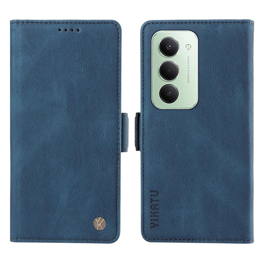 For Xiaomi Redmi 15 5G (Global) (169mm) Leather Case Skin-touch Feeling Wallet Phone Cover