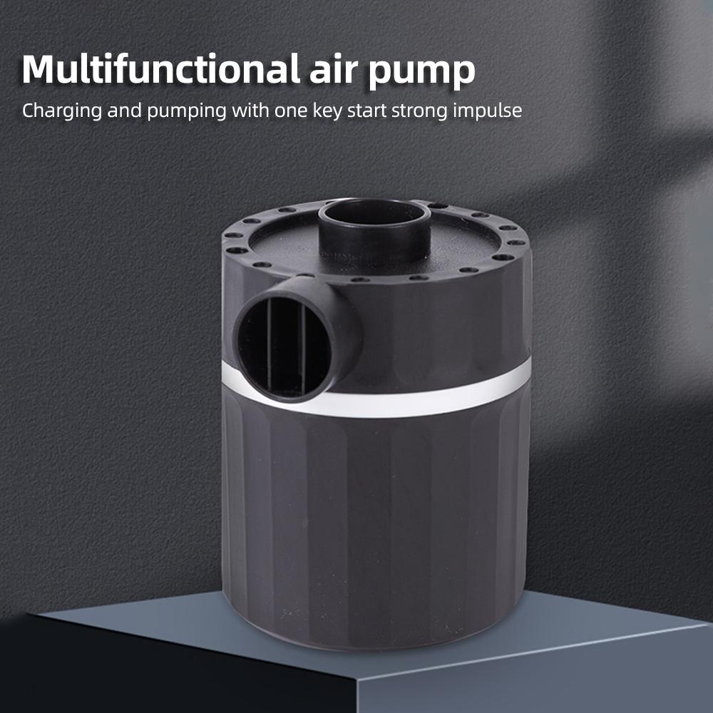 Мини воздушный насос надувной сдуваемый 5000 кПа 35 Вт электрический ручной насос для надувного матраса с 2 насадками