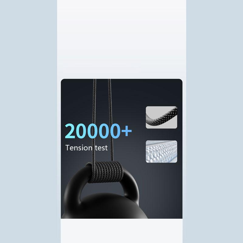 Магнитный поглощающий нанокабель для передачи данных, совместимый с мобильными телефонами Apple и Android, сверхбыстрый кабель для зарядки с оплеткой