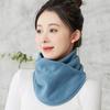 Зимний шарф для защиты шеи, новый однотонный женский универсальный шарф для защиты шеи