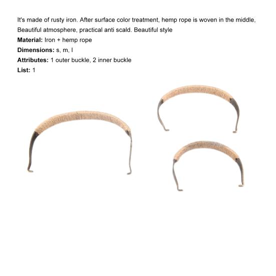 Ручка чайника с пеньковой веревкой, теплоизоляция, замена ручки чайника для дома