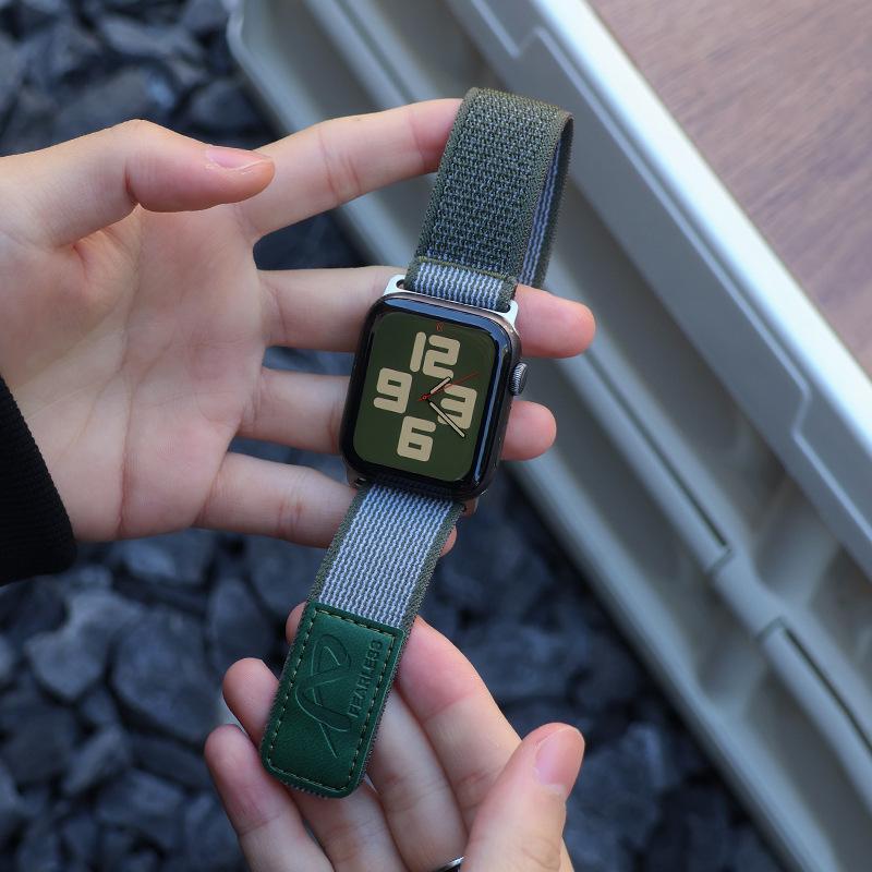 Для Apple Watch Applewatch10 Ремешок Iwatch9876Se Треккинговый Спортивный На липучке Для Мужчин И Женщин