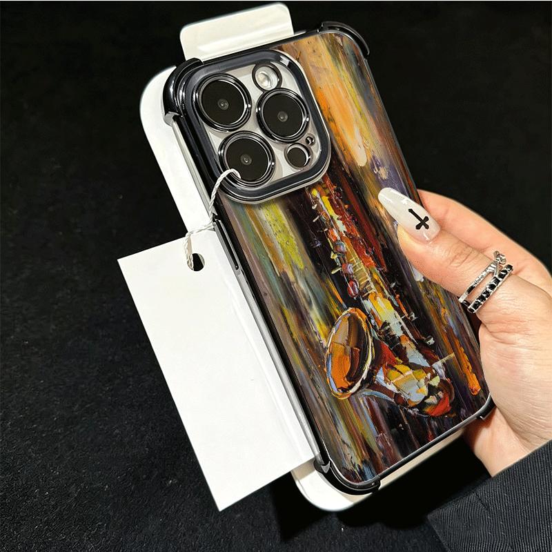 Мягкий чехол для телефона с изображением саксофона для Xiaomi Poco X7 X8 Pro Max X6 X5 X3 F8 Ultra F7 M8 M7 M5S Redmi 15C 15A 15 14C 13C