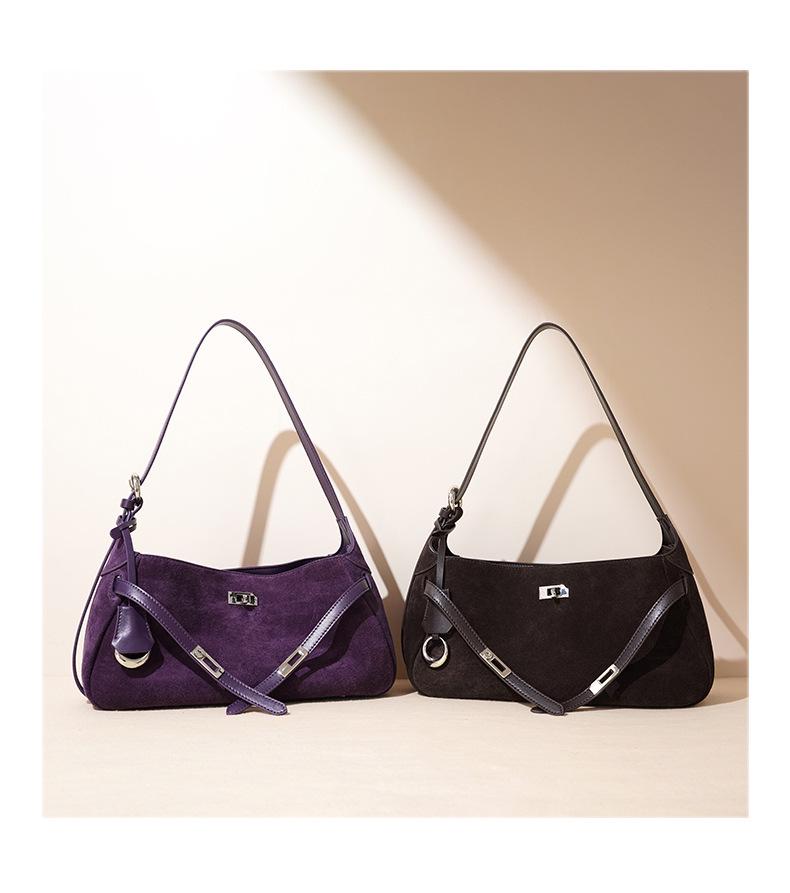 2025 Сумка женская подмышечная и через плечо из матовой кожи - Универсальная дорожная маленькая квадратная сумка