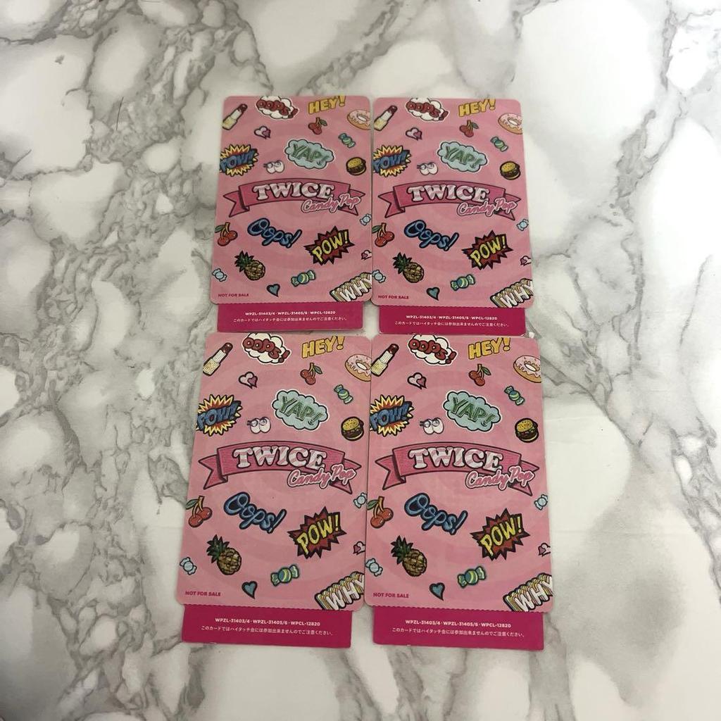 [USED] TWICE TWICE, Candy Pop, One More Time CD