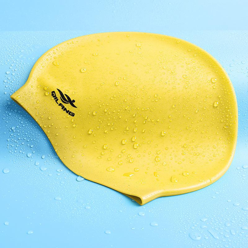 Силиконовая шапочка для плавания высокого качества без запотевания для взрослых и детей, водонепроницаемая силиконовая шапочка для плавания, водонепроницаемые беруши