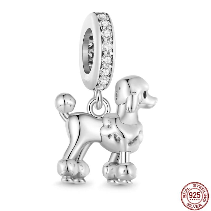 Подходят оригинальные браслеты, подвески, ювелирные изделия, новые S925 стерлингового серебра, сверкающие бусины камеры, семейное дерево, воздушный шар, щенок, кошка, кулон